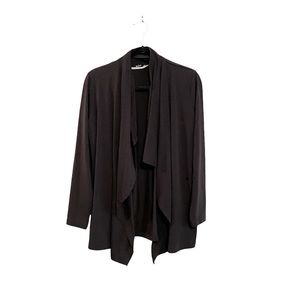 Woolrich Stretchy Casual Business Casual Flowy Black Cardigan Sweater Size Small